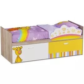 Кровать детская Юниор Оранжевая Корова