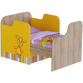 Кровать детская Модерн Оранжевая Корова