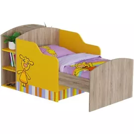 Кровать детская Юниор Оранжевая Корова