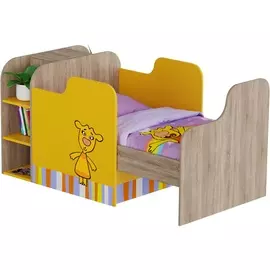 Кровать детская Модерн Оранжевая Корова