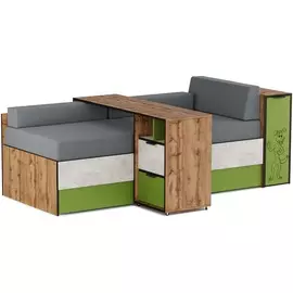 Кровать детская Простоквашино Лофт