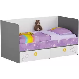 Кровать детская Софити Оранжевая Корова