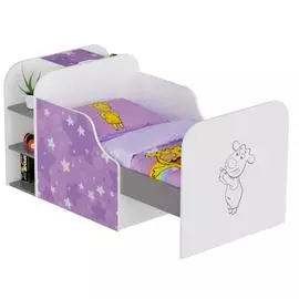 Кровать детская Софити Оранжевая Корова