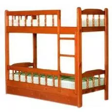 Кровать двухъярусная Алиса массив