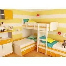 Кровать трехъярусная Эри