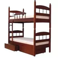 Кровать двухъярусная Кузя