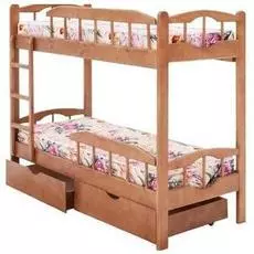 Кровать двухъярусная Ника массив