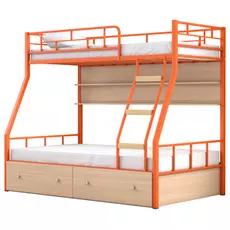 Кровать двухъярусная Радуга