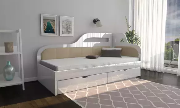 Кровать Глянец премиум