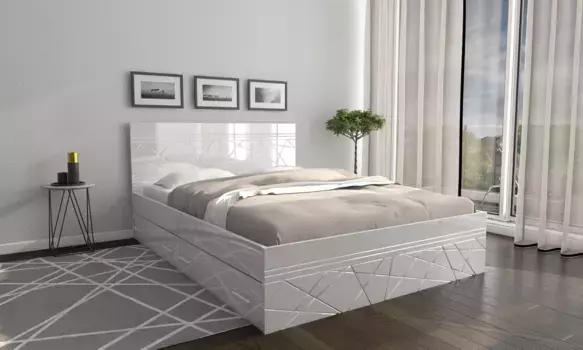 Кровать Глянец премиум