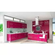 Кухня модульная Малина Пластик