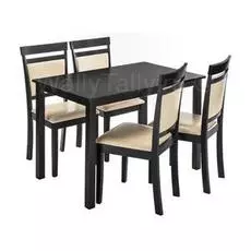 Обеденная группа Modis (стол и 4 стула) cappuccino / cream