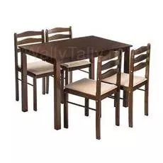 Обеденная группа Starter (стол и 4 стула) oak / beige