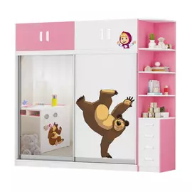 Шкаф-купе Маша и медведь Playtime