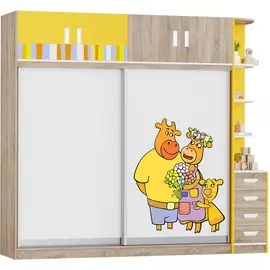 Шкаф-купе Юниор Оранжевая Корова