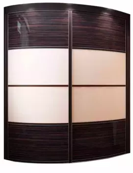 Шкаф-купе радиусный Комфорт