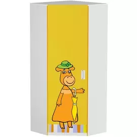 Шкаф угловой Модерн Оранжевая Корова