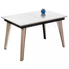 Стол обеденный Джофри белый / венге светлый