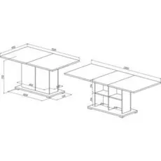 Стол обеденный Куба 1
