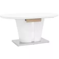 Стол обеденный Мулен раскладной 160 белый лофт глянец