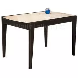 Стол обеденный Оливер бежевый / орех премиум