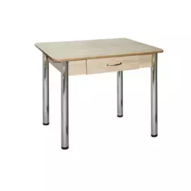 Стол обеденный с ящиком Люкс 2 Дуб Сонома