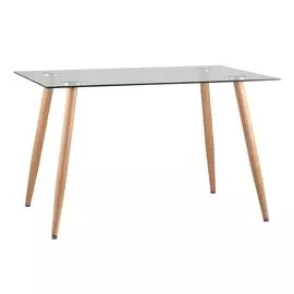 Стол обеденный стеклянный Освальд