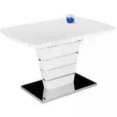 Стол стеклянный Space 160 белый