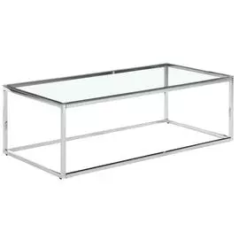 Стол журнальный ТАУН серебро