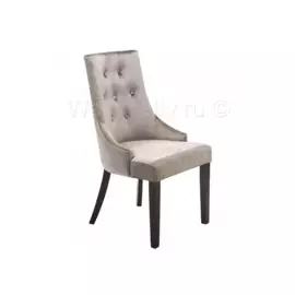 Стул деревянный Elegance dark walnut / fabric beige