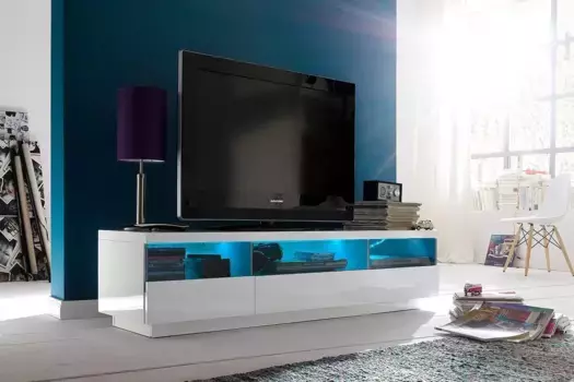 Тумба под ТВ Floyd Белый глянец