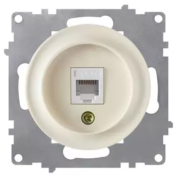 Розетка компьютерная RJ-45 OneKeyElectro Бежевый