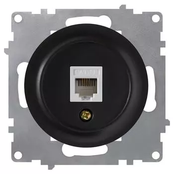 Розетка компьютерная RJ-45 OneKeyElectro Чёрный