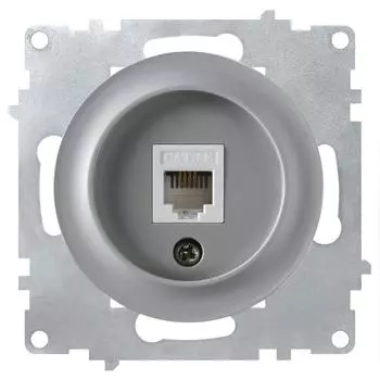 Розетка компьютерная RJ-45 OneKeyElectro Серый