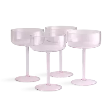 Бокалы для шампанского 4 шт Pink/Японский Розовый