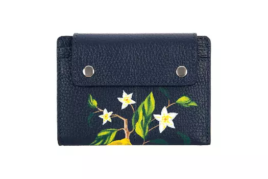 Дорожный кошелек Smart Blue Гжель - Верфь