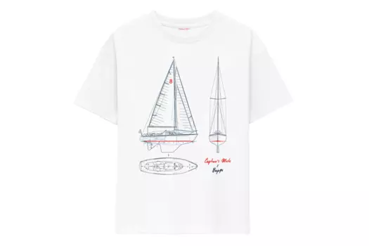 Футболка Yacht Drawing детская 152-158