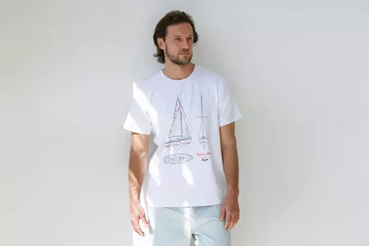 Футболка Yacht Drawing мужская M