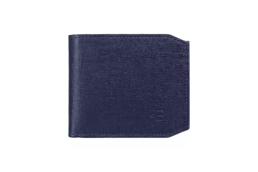 Кошелек сафьяновый Crab Blue Синий - Верфь