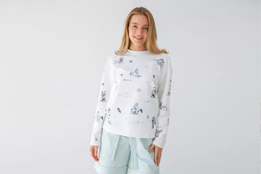 Лонгслив Saint P. Tattoo женский XS-S