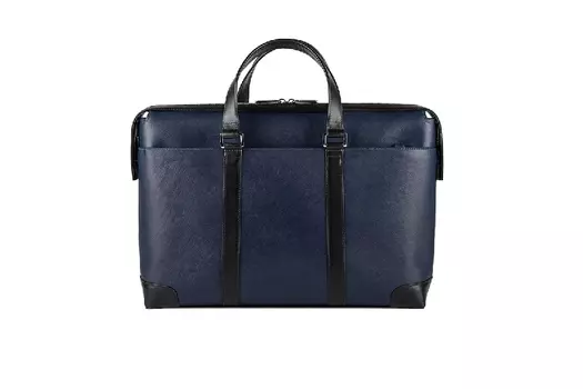 Мужская деловая сумка Pebble Blue-Black - Верфь