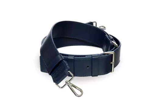 Ремень для сумки кожаный Blue