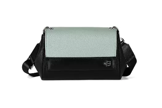 Женская поясная сумка Mussel Black-Grey Голубой, Чёрный - Верфь