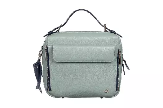 Женская сумка Big Shell Grey-Blue