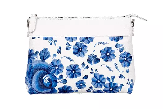 Женская сумка-клатч Breeze White Гжель Белый, Синий - Верфь