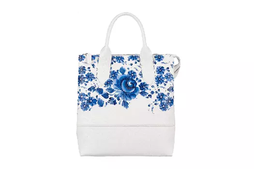 Женская сумка Laguna White Гжель Белый, Синий - Верфь