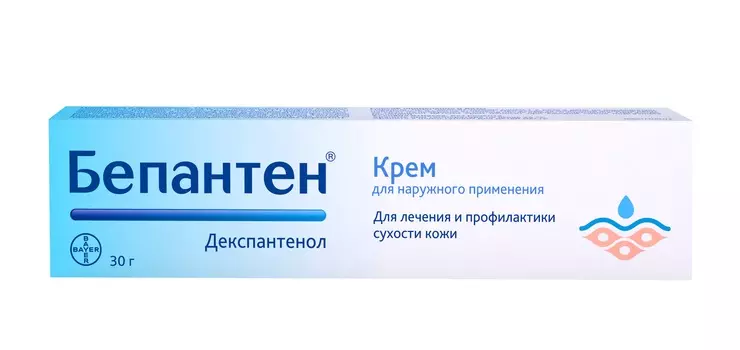 Бепантен крем для наружного применения 5% туба 30 г