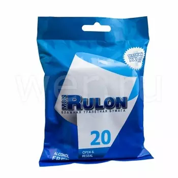 Бумага Туалетная Mon Rulon Влажная N20