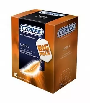 Contex [Контекс] Презервативы Lights ультратонкие 18 шт.