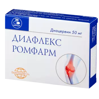Диафлекс Ромфарм капсулы 50 мг 30 шт.